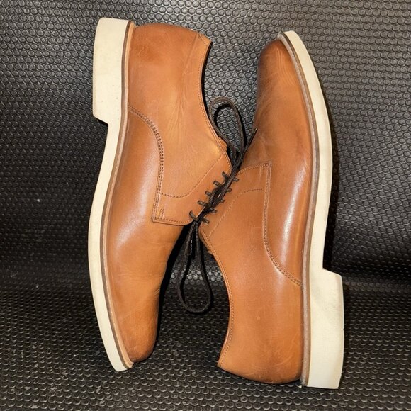 Cole Haan Allister Oxford Plain Toe Brown Leather Casual Shoes Mens Size 13M - Picture 4 of 8